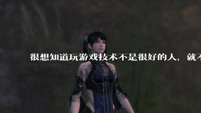很想知道玩游戏技术不是很好的人,就不配玩吗?